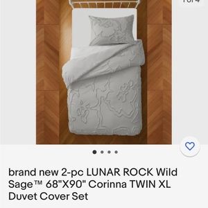 Duvet cover Brand new lunar rock wild sage 110”X96”